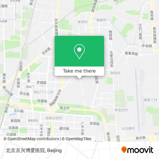北京京兴博爱医院 map
