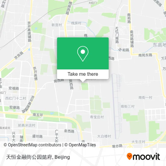 天恒金融街公园懿府 map