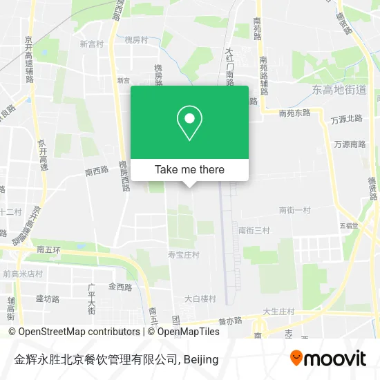 金辉永胜北京餐饮管理有限公司 map