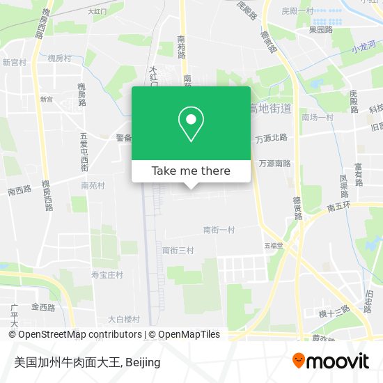 美国加州牛肉面大王 map