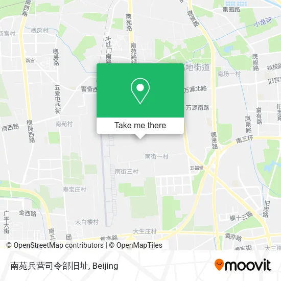 南苑兵营司令部旧址 map