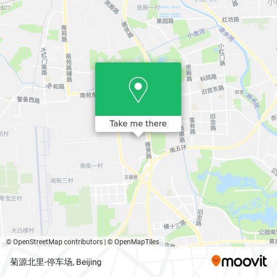 菊源北里-停车场 map