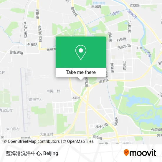 蓝海港洗浴中心 map