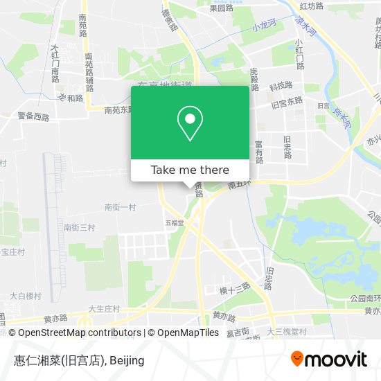 惠仁湘菜(旧宫店) map