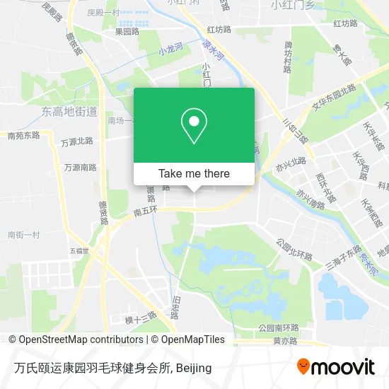 万氏颐运康园羽毛球健身会所 map