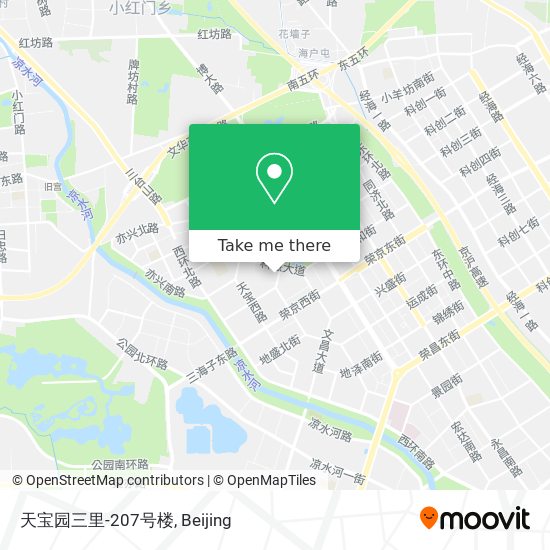 天宝园三里-207号楼 map