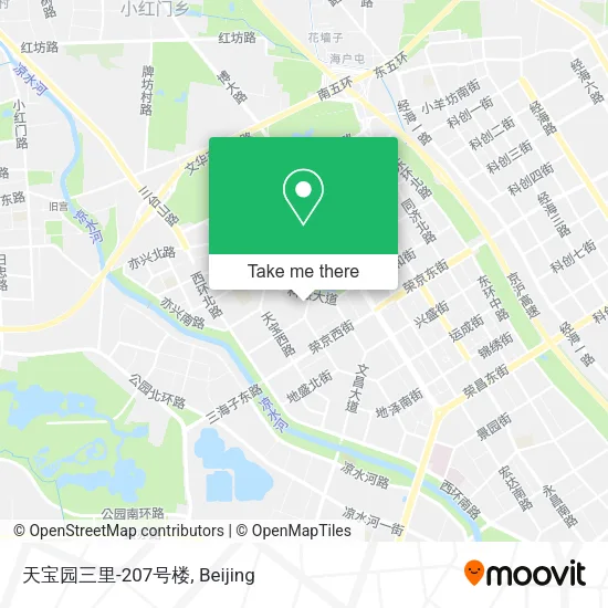 天宝园三里-207号楼 map