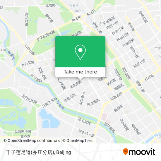 千子莲足道(亦庄分店) map
