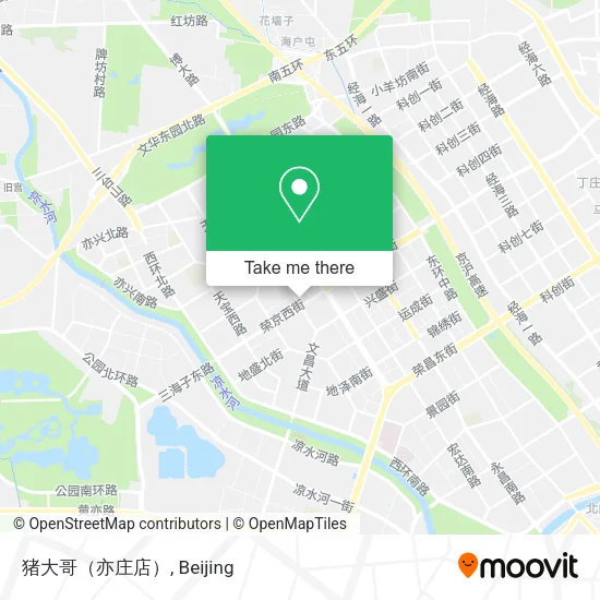 猪大哥（亦庄店） map