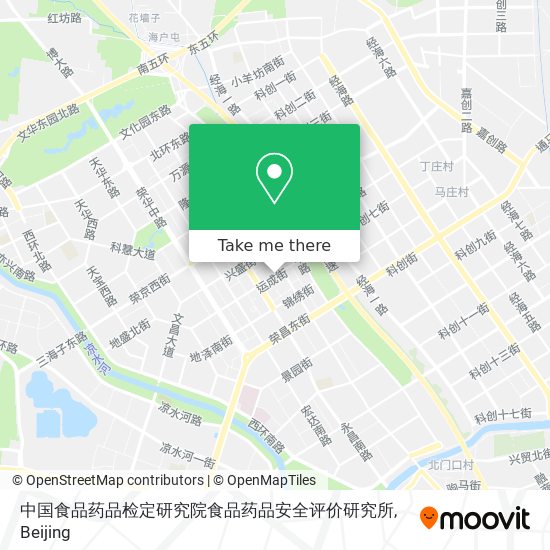 中国食品药品检定研究院食品药品安全评价研究所 map