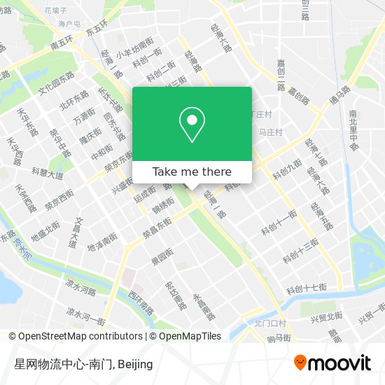 星网物流中心-南门 map