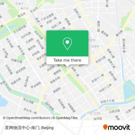 星网物流中心-南门 map