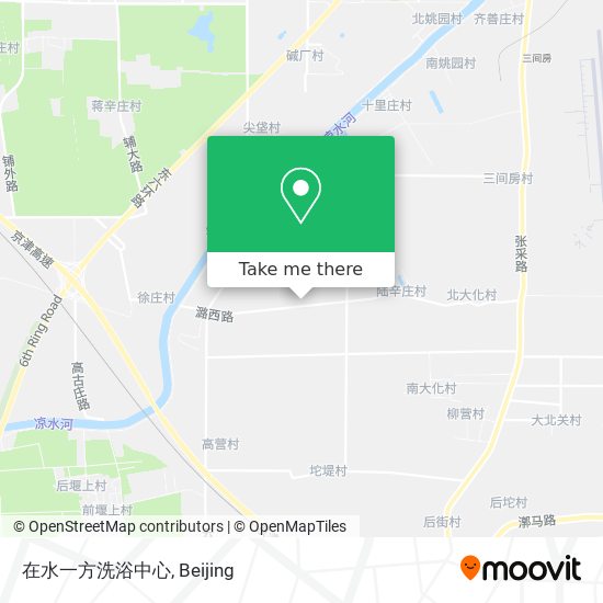 在水一方洗浴中心 map