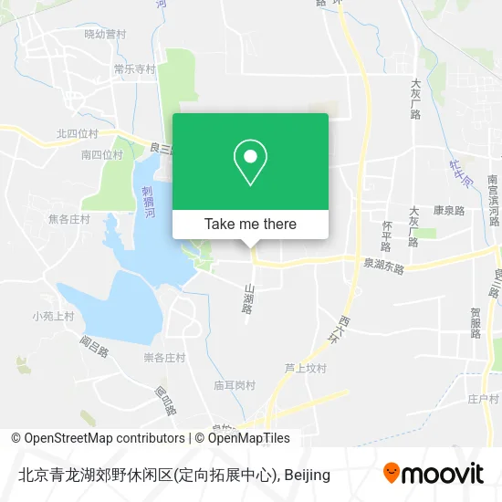 北京青龙湖郊野休闲区(定向拓展中心) map