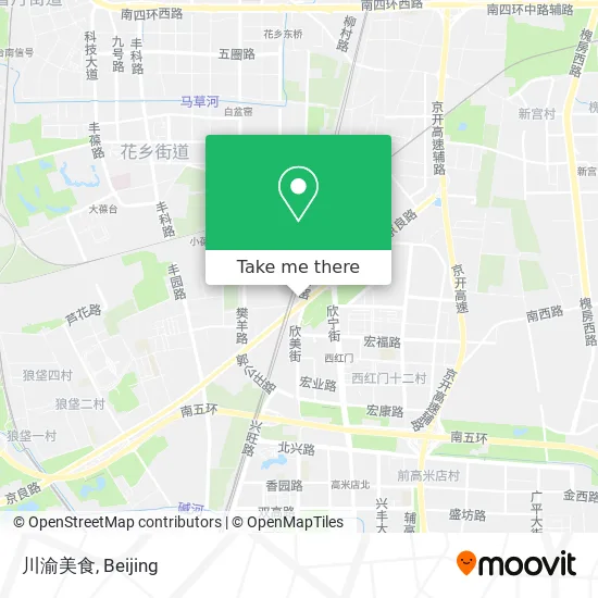 川渝美食 map