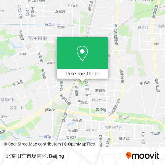 北京旧车市场南区 map