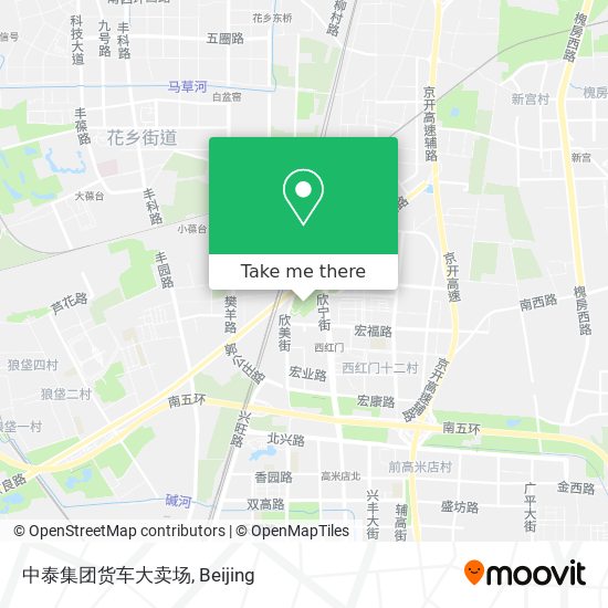 中泰集团货车大卖场 map