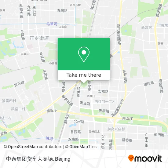 中泰集团货车大卖场 map