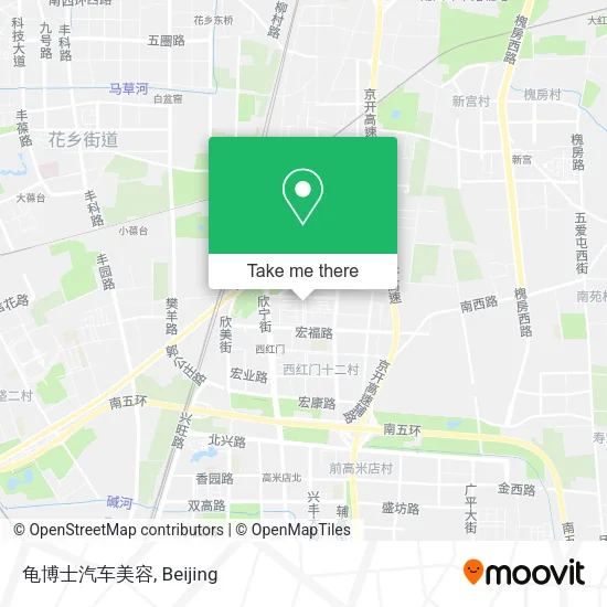 龟博士汽车美容 map