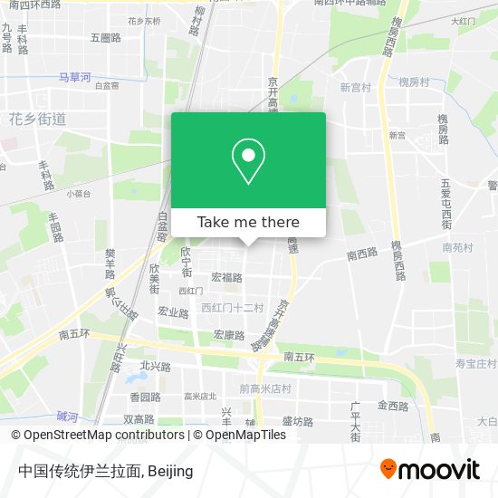 中国传统伊兰拉面 map