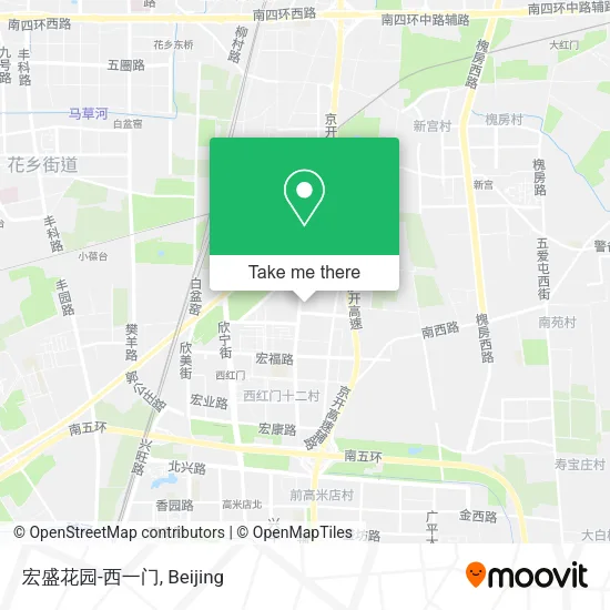 宏盛花园-西一门 map