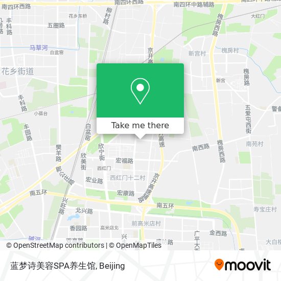蓝梦诗美容SPA养生馆 map