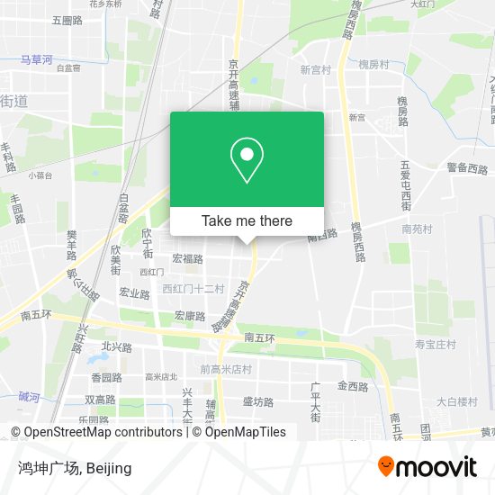 鸿坤广场 map