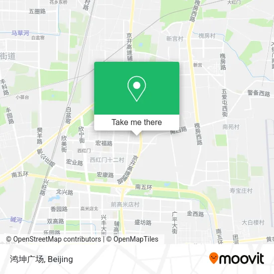 鸿坤广场 map
