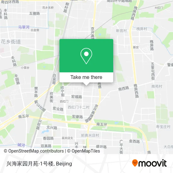 兴海家园月苑-1号楼 map