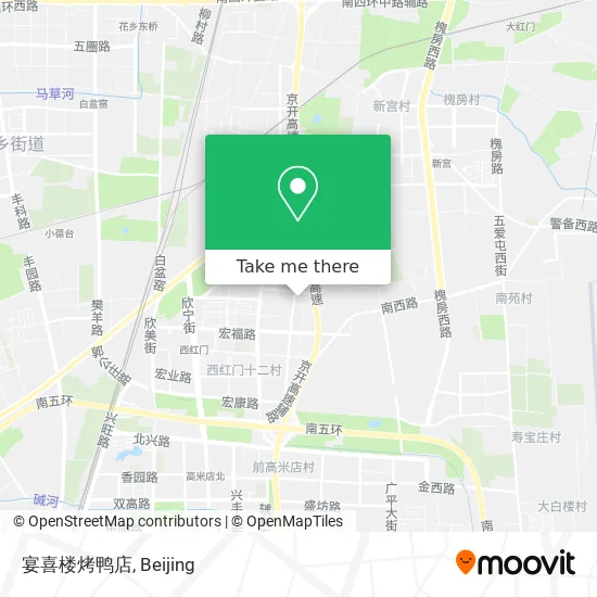 宴喜楼烤鸭店 map