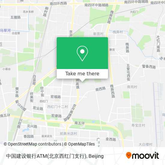 中国建设银行ATM(北京西红门支行) map