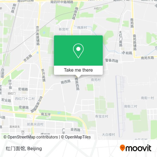红门面馆 map