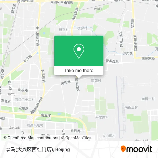森马(大兴区西红门店) map
