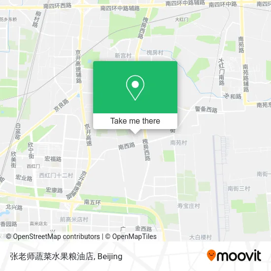 张老师蔬菜水果粮油店 map