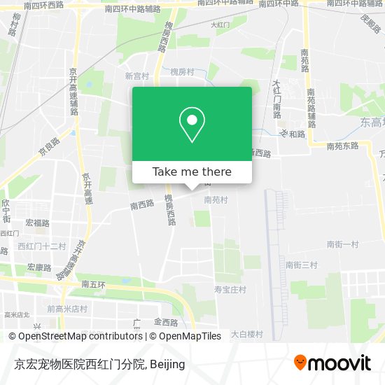京宏宠物医院西红门分院 map