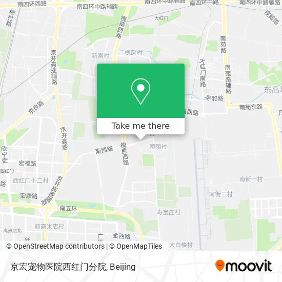 京宏宠物医院西红门分院 map