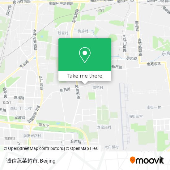 诚信蔬菜超市 map