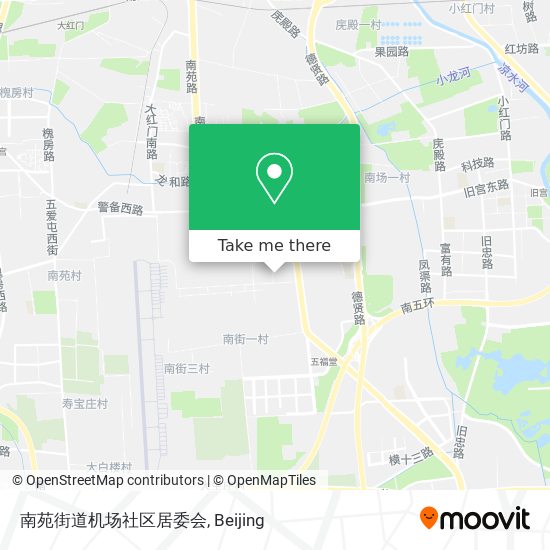 南苑街道机场社区居委会 map