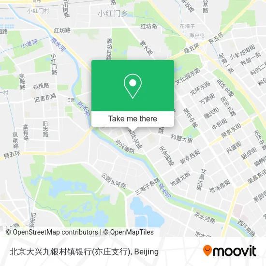 北京大兴九银村镇银行(亦庄支行) map