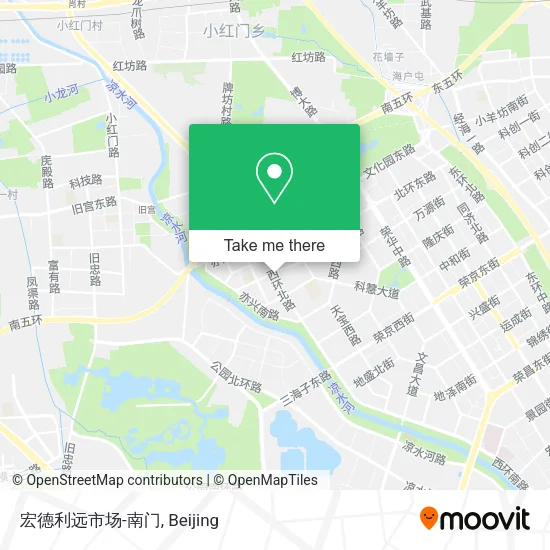 宏德利远市场-南门 map