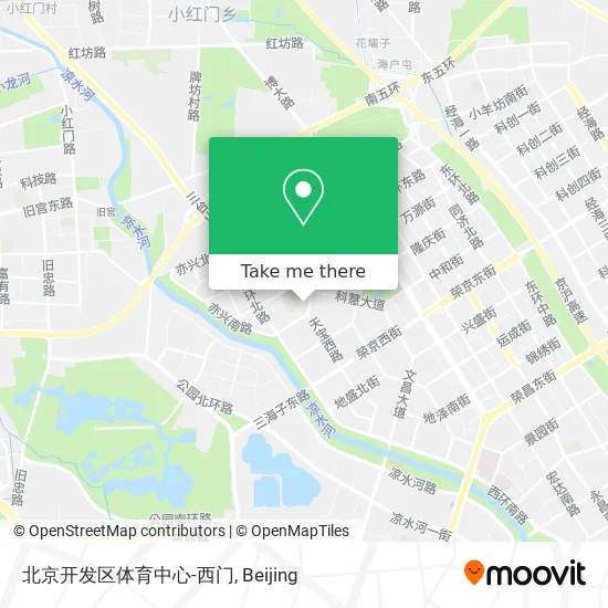 北京开发区体育中心-西门 map