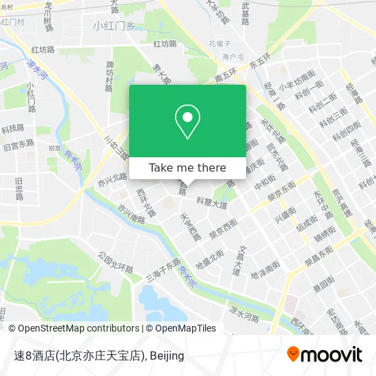 速8酒店(北京亦庄天宝店) map