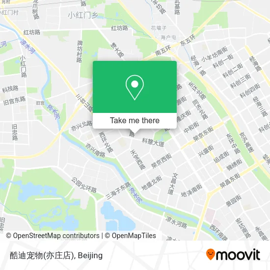 酷迪宠物(亦庄店) map