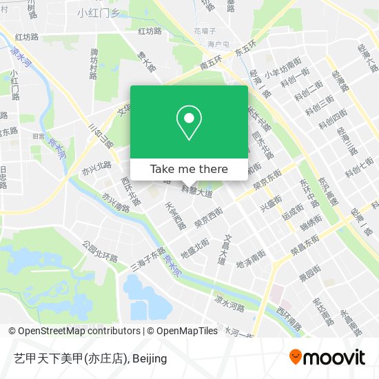 艺甲天下美甲(亦庄店) map