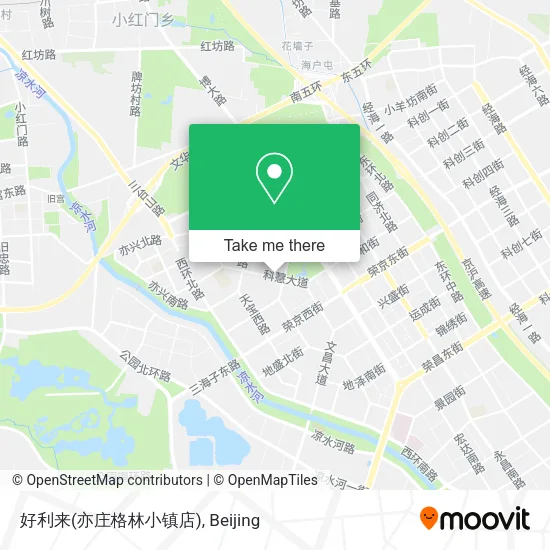 好利来(亦庄格林小镇店) map
