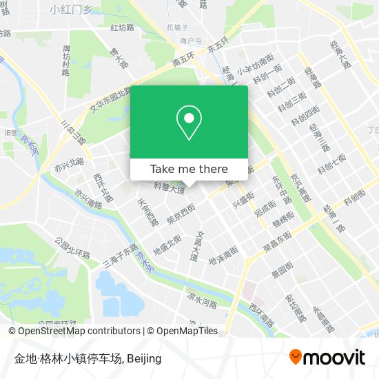 金地·格林小镇停车场 map
