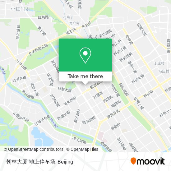 朝林大厦-地上停车场 map
