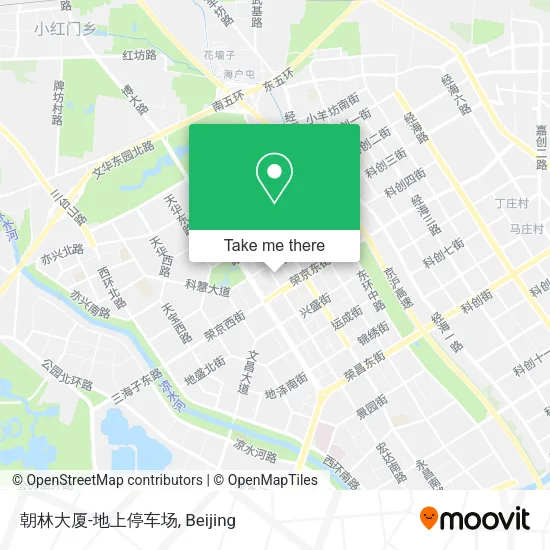 朝林大厦-地上停车场 map