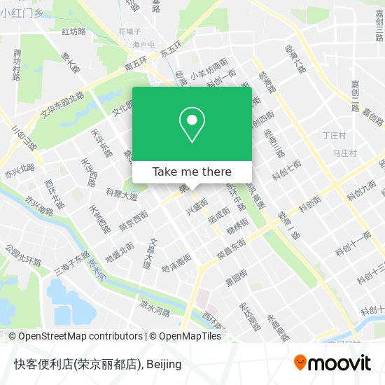 快客便利店(荣京丽都店) map
