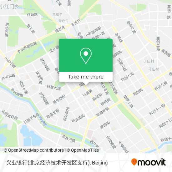 兴业银行(北京经济技术开发区支行) map